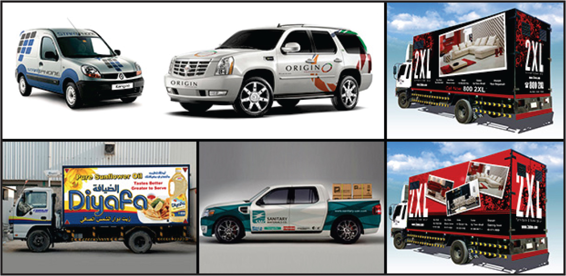 Vehicle Wrapping Graphic Design